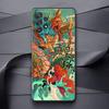 Drawing Dragon Phone Case For Samsung Galaxy A32 A33 A31 A23 A22 A21S A13 A12 A11 A03 A02 Silicone Cases Cover Tiger Birds Anime