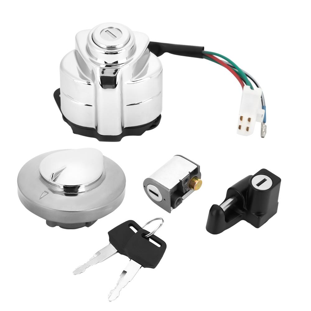 Ignition Switch Gas Cap Helmet Steering Lock Key for Honda VT600 Shadow 400 750