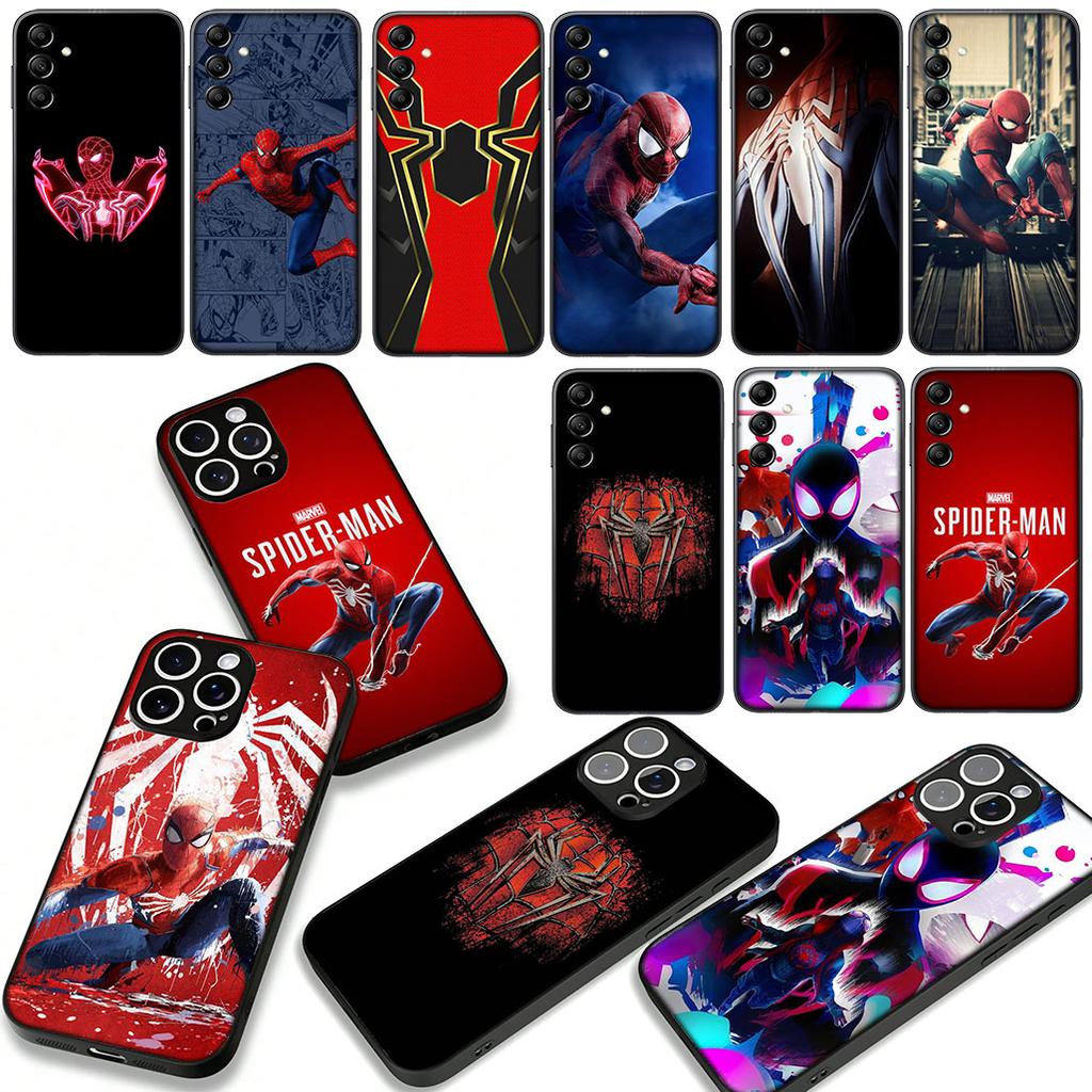 Superhero Marvel Spider Man Spiderman Case for Motorola Moto G54 G05 G24 G55 G75 G85 G15 G57 G86 Power Edge 50 30 Fusion neo Pro