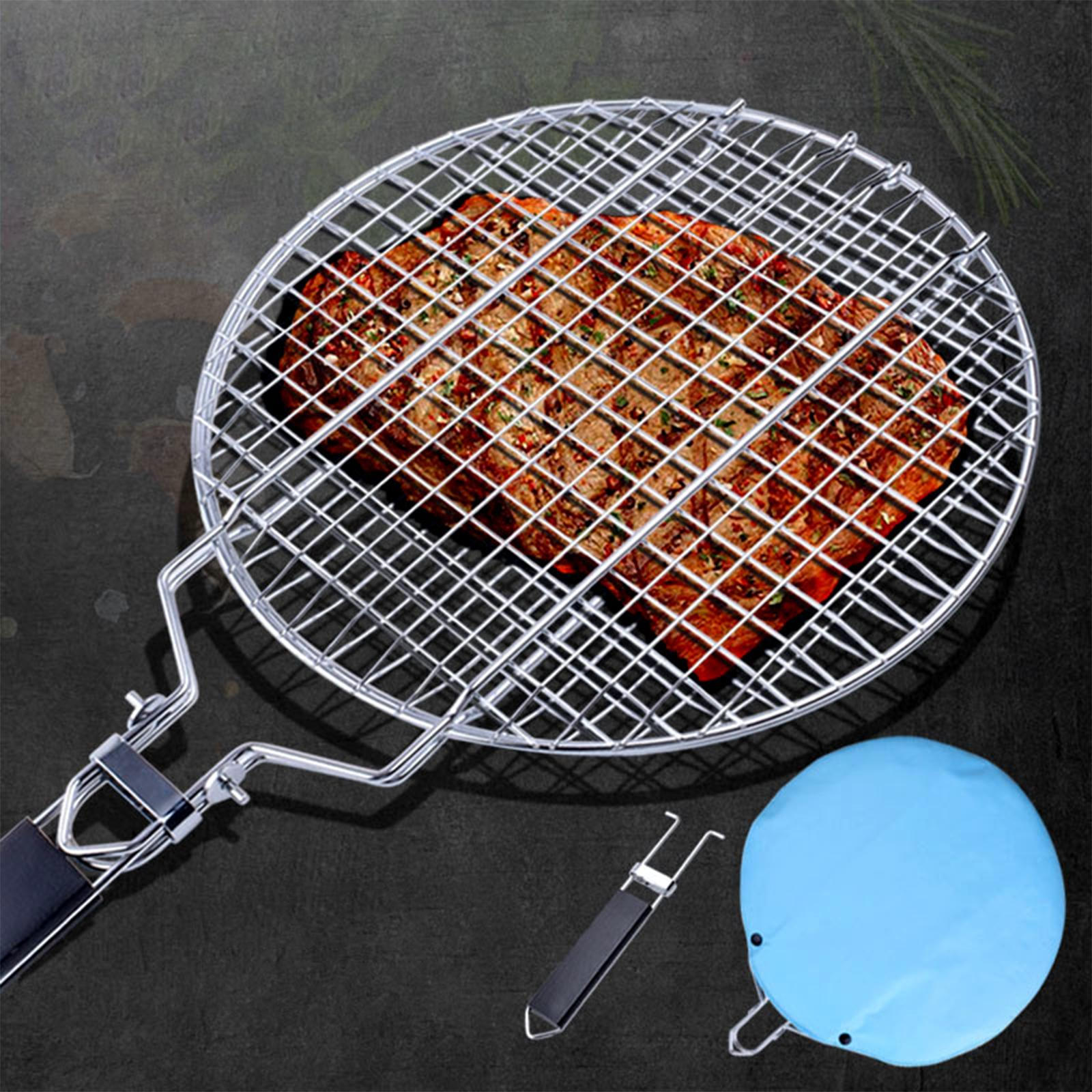 

Compact BBQ Grilling Basket for Outdoor Cooking 55x1.8x28cm