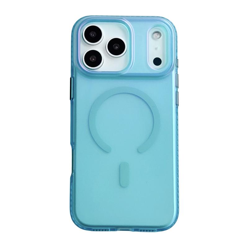 

Matte Aurora Magnetic Phone Case For iPhone 17 17Pro 17 Pro Max For Magsafe Wireless Charging Shockproof Hard Back Cover For iPhone 17Pro Max