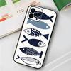 Blue Ocean For IPhone 13,17,11,12,16,14,15,Plus,Pro Max Soft Silicone Black Phone Case
