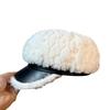 New Octagonal Hat for Women In Autumn and Winter Fashionable and Warm Face Showing Small Plush Duck Cap