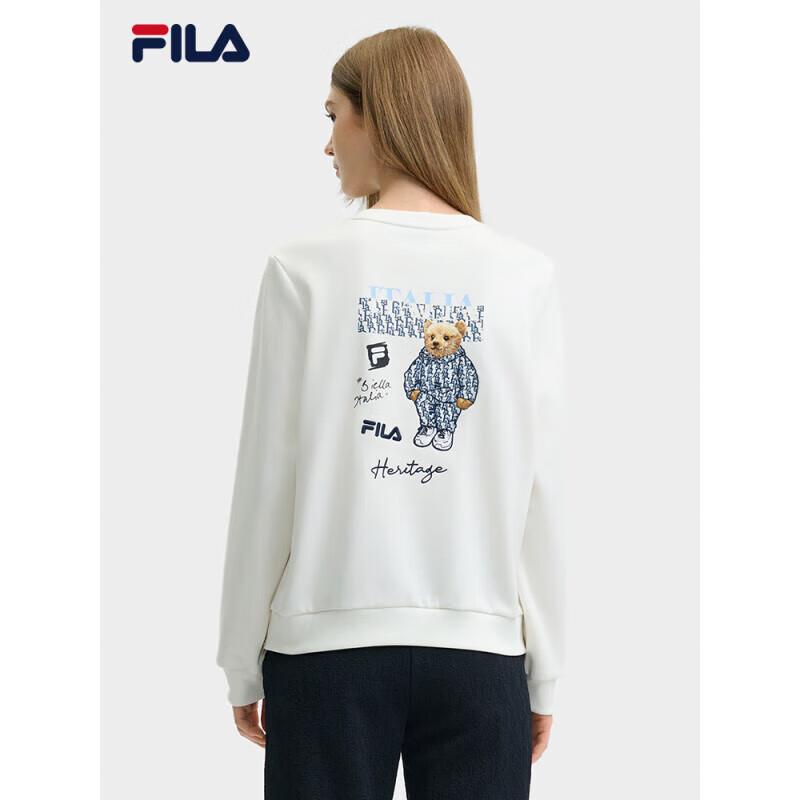 FILA Women's Little Bear Knit Pullover Sweatshirt