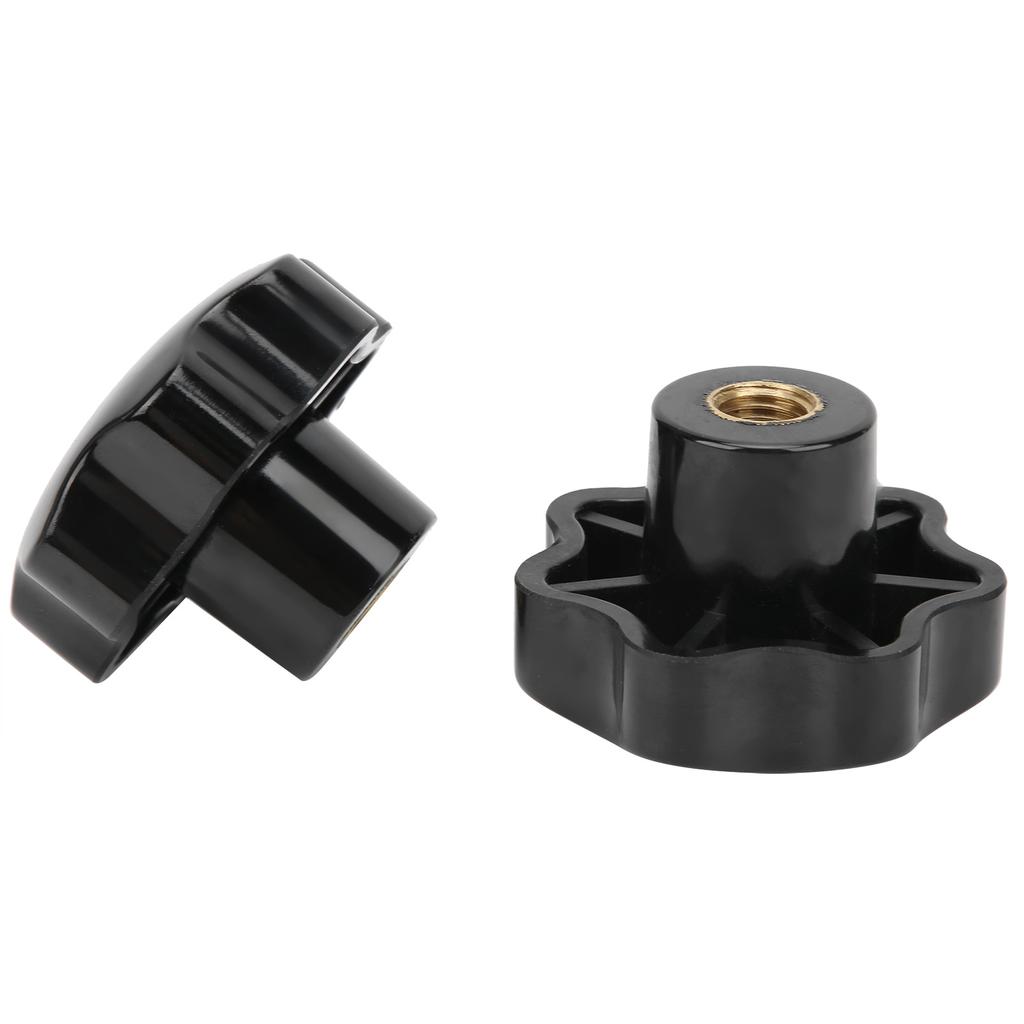 2 Stück Innengewinde Klemmknopf Industriemaschine 7-Sternförmige Kopfmuttern M16 x 80