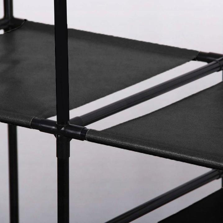 Metal Wardrobe Stand Coat Rack for Clothes Shoes Hall Wardrobe