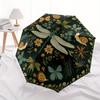 Nature-Inspired  Umbrella, Portable 3-Fold Compact Umbrella,Christmas Gift ES371