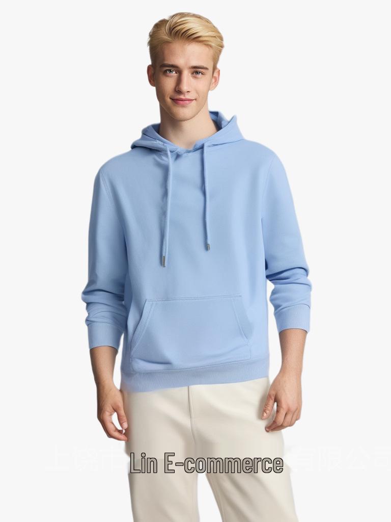 Unisex Solid Color European-Size Hooded Fleece Sweatshirt - Multiple Colors, Casual Sportswear Hoodie Pullover