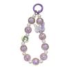 Beaded Ice-Cracked Butterfly Pendant: Phone, Car, and Bag Keychain Gift