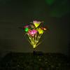Waterproof LED Landscape Lamp Butterfly Design Solar Lights Solar Flower Lights  Outdoor