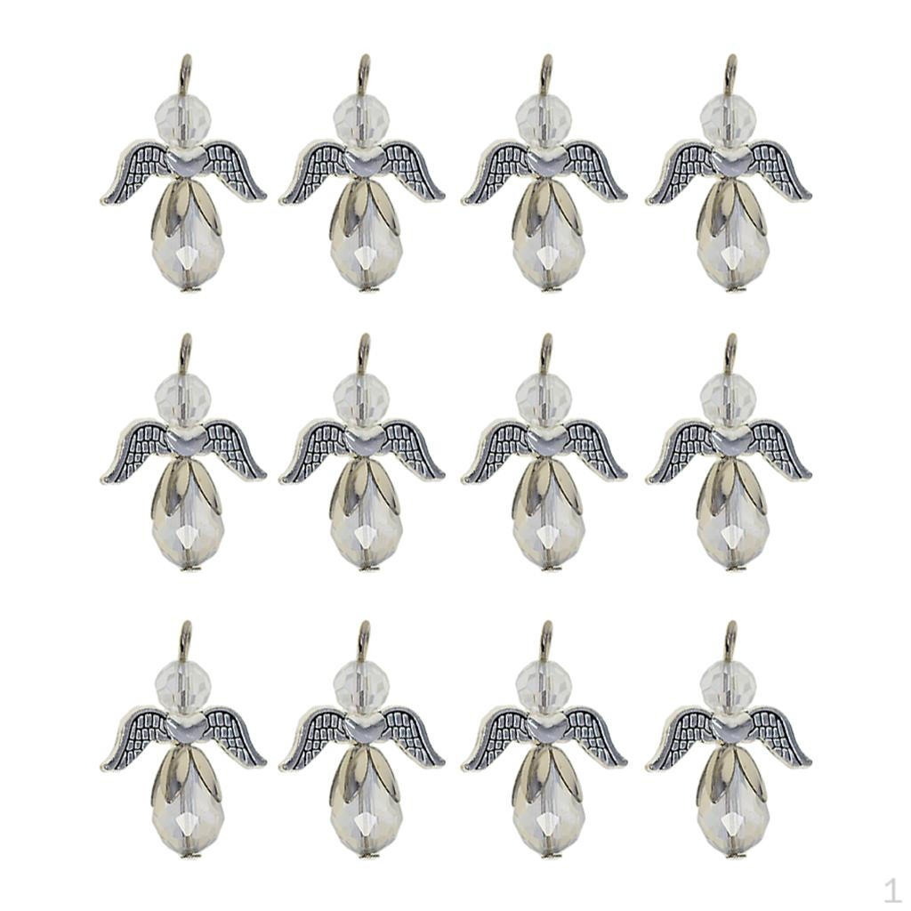 12 Charms Vintage Fairy Pendants For