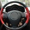 For Mazda RX-8 2004-2008 4 PCS Real Carbon Fiber Interior Steering Wheel Button Trim Car Interior