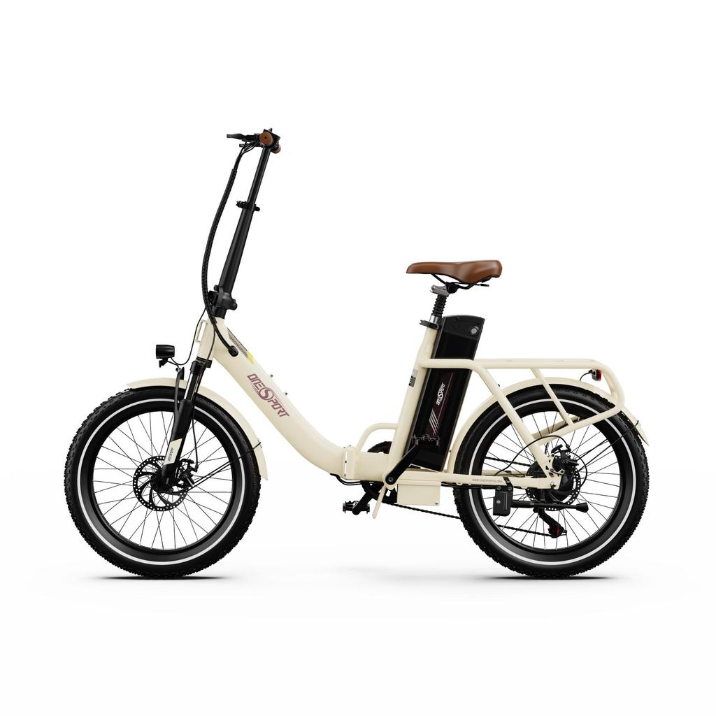 20" ONESPORT OT16-2 Foldable Electric Bike for Adults 250W, 48V17Ah, Top Speed 25km/h, LCD Display, Shimano 7-Speed, IPX5 Waterproof City Pedelec