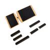Bamboo Foot Training Board Textured Balance with NonSlip Surface Lightweight Dual