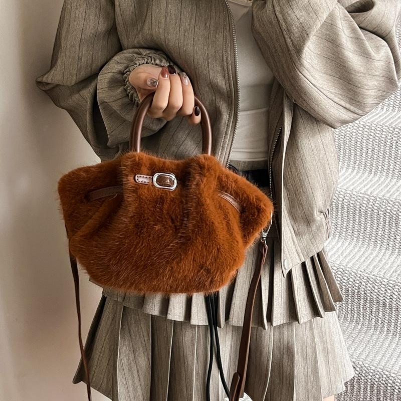 Commuter Messenger Bag Plush Bag Women's Shoulder Bag