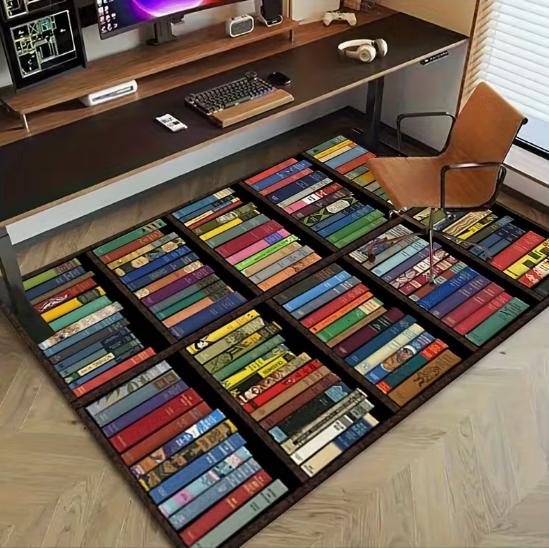 

Simple Retro Style Musical Instrument Note Carpet Courtyard Outdoor Bedroom Living Room Indoor Carpet Anti Slip Floor Carpet 40x60cm