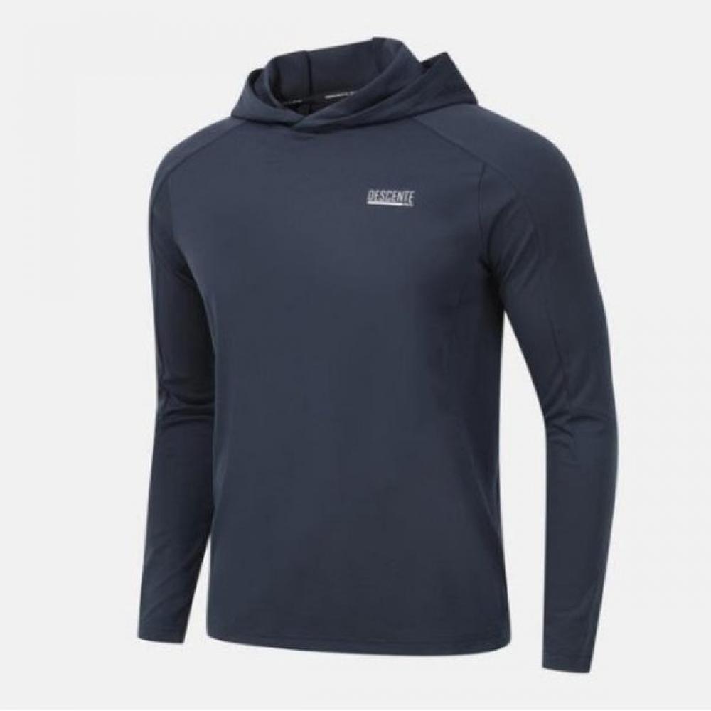 

DescenT Hoodie Cqk Sq121Thd31 Navy Training Slim FiT Hoodie T shirT Navy 100