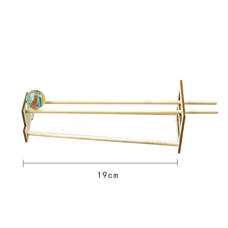 Diy Double-track Strange Slope Elementary School Children's Wooden Educational Toys Science Experiment Science And Education Model
