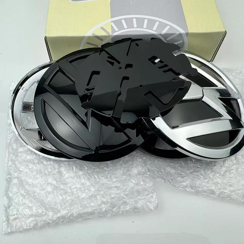 2Pcs VW 6C0 853 600 Front Grill Badge Rear Trunk Lid Emblem Logo Decorative For Polo 6 6C 2014-2018 Auto Replacement Accessories zw8