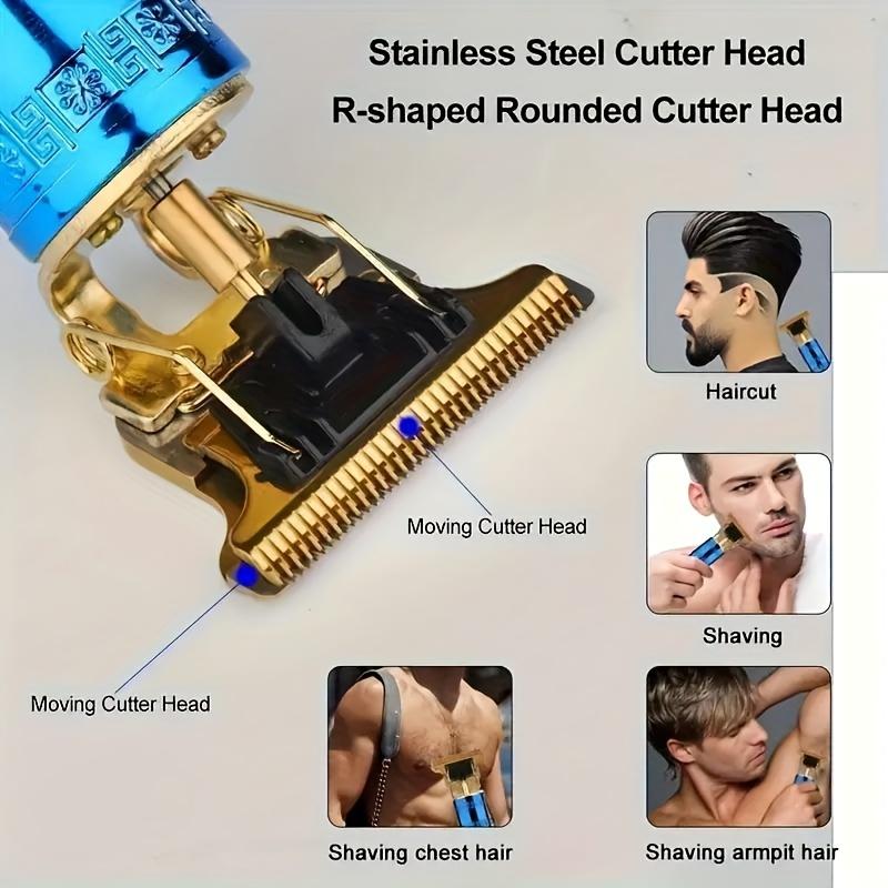 USB Charging Wireless Hair Clipper And Beard Trimmer, Easy To Trim Hair And Beard, Precise And Comfortable, Zero-gap Trimmer, Holiday Gift