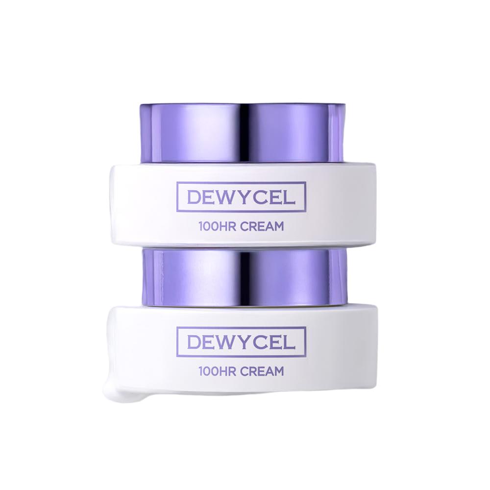 DEWYCEL 100-Hour Intense Moisture Cream Dual Set 55ml + 55ml Long-Lasting Deep Hydrating Facial Nourishing Cream