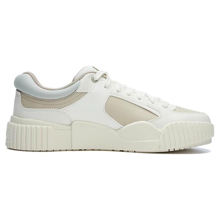 New FILA Blocks Shoes 'White Beige Grey' Women's F12M312209FOS