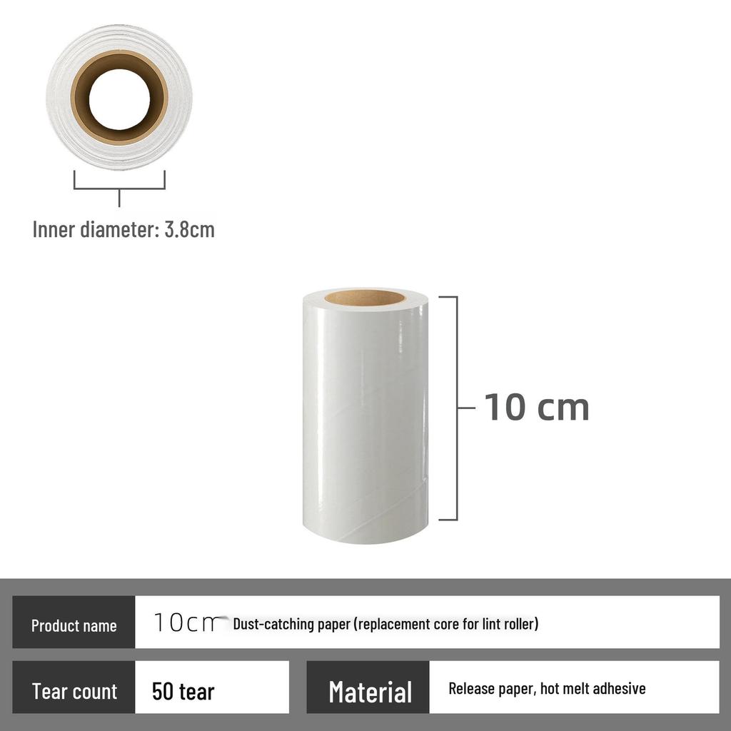 Removable Lint Roller for Pet Hair, Clothes & Home Cleaning