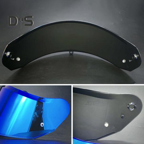 Motorradhelmvisier für FF808-Helm, Anti-UV, Tag- und Nachtschutz, universelles Reiten, Radfahren, Integralhelm-Objektivschild, Ersatzhelmzubehör