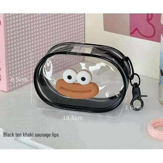 Clear Travel Data Cable Organizer: Portable Multi-purpose Charger Storage Bag