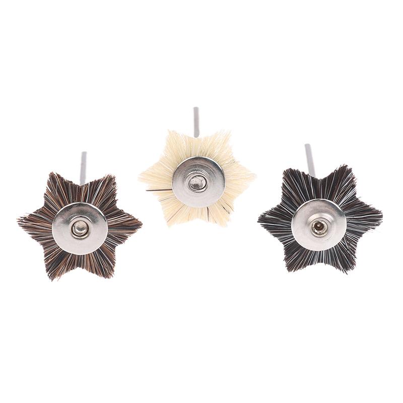 10Pcs Dental High Quality Polishing Hairbrush Wheel Polishing Brushes Dental Laboratory Equipment Materials Supplies