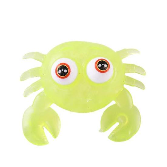 Zabawka do ściskania Kraba Elastyczne Elastyczne Piłki Antystresowe Kolorowa Zabawka do Ściskania Łagodzi Stres Zabawki Wentylacyjne Fidget Squishes Zabawka Dekompresyjna Upominek na Przyjęcie