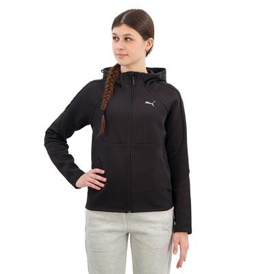Evostripe Sweatshirt Full Zip Hoodie Black
