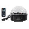 QUWEI Stage Lighting RGB LED Crystal Disco Magic Ball with Remote Control, DMX Effect, Multicolor