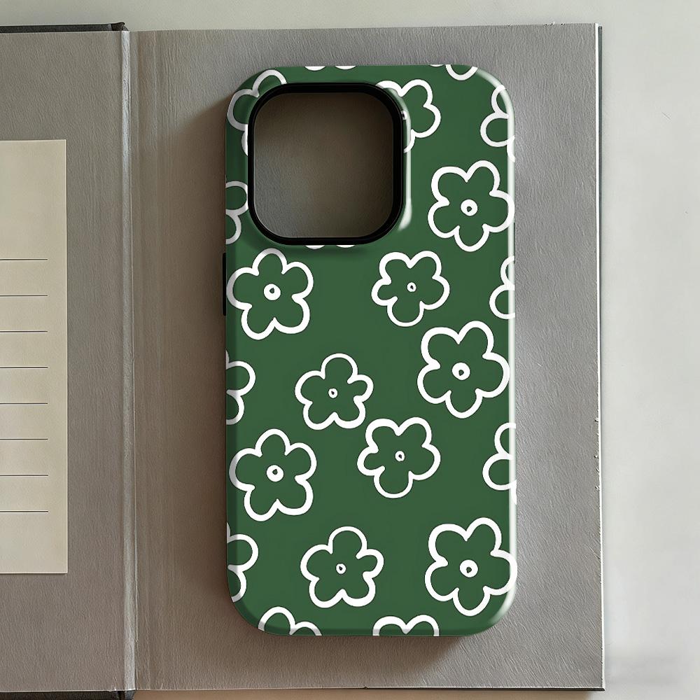 

Clmj Colorful Floral Phone Case For Samsung Galaxy A56 A36 A26 S26 S25 S24 S23 S20FE Ultra 4G 5G Luxury Double-layer Back Cover Samsung A16