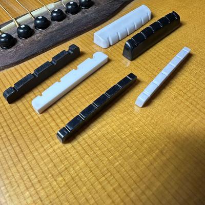 Cejuela y Puente de Plástico ABS para Bajo de 4/5 Cuerdas