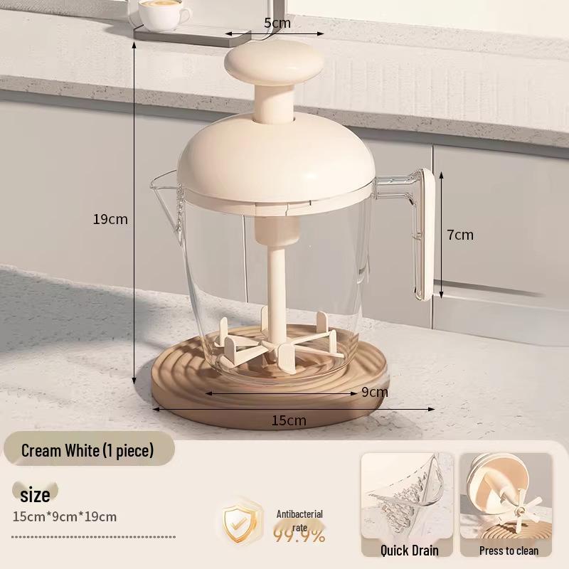 Multi-Functional Manual Egg Whisk and Mixer