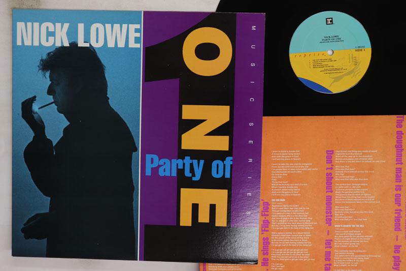 

LP Record NICK LOWE Party Of One 126132 Reprise 1990 US Rock Used