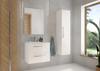 Bathroom Cabinet with Sink 50 Cm, Hanging, White, Soft-close Pinia