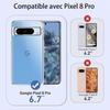 Hülle - für Google Pixel 8 Pro - Transparentes Silikon - Ultra Dünn - Rutschfest