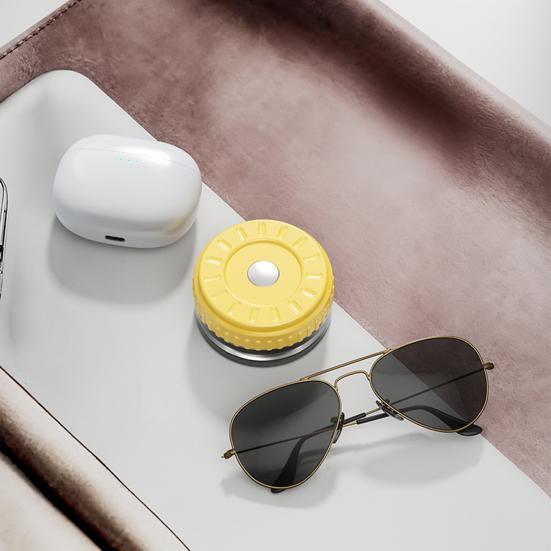 3Pcs Magnetic Pill Boxes Stackable Travel Pill Case Mini Medication Organizer Portable Pill Container for Supplements Capsules