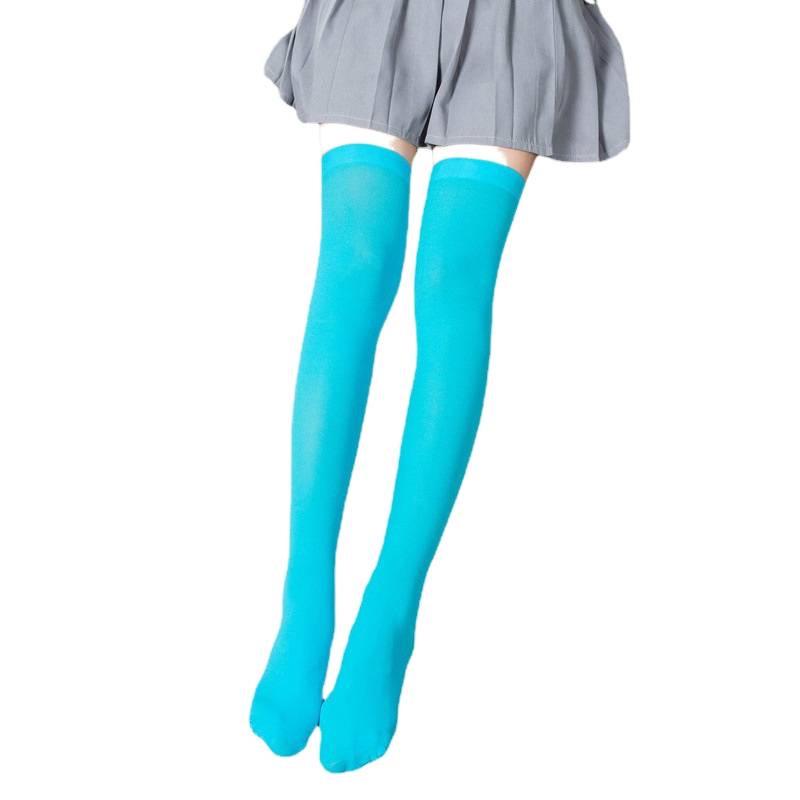 Japanese Velvet Over-the-Knee Thigh High Socks for Women - Autumn Style