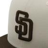 New Era 59FIFTY Cap MLB San Diego Padres SD ONSPOTZ Exclusive and 5950 Straight Flat Visor Unisex Summer Sun Protection UV Protection Cool Hairstyles