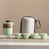with tea strainer Travel Ceramic Teapots Chinese Style Mini Tea Cup Set  Teas Brewing Utensils