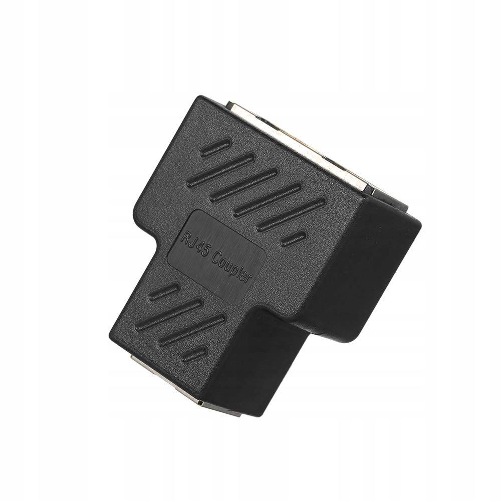 Adaptér Lanberg síťová spojka rozbočovač RJ-45 - RJ-45 X2 stíněný