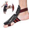 EVA Pad Instep Guards Foot Guard Protector for   Boxing MMA Muay Thai(black)