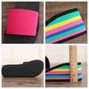 Slippers women's flip-flops women's summer rainbow thick-bottomed sandals high heels color outerwear casual beach