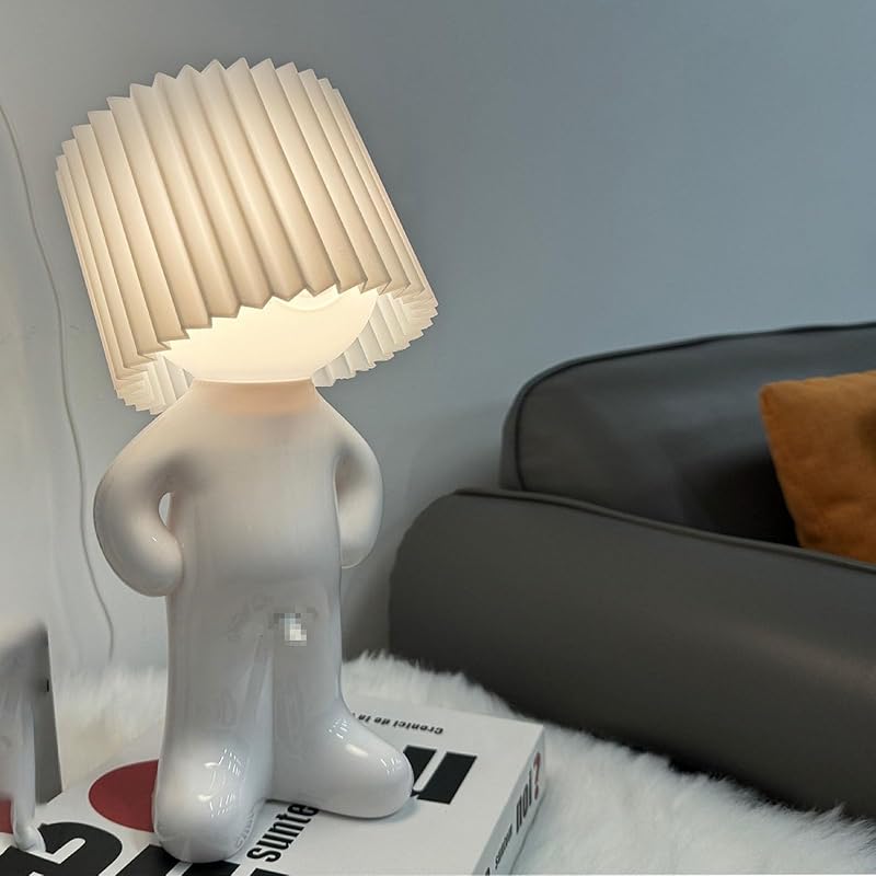 

Скромная лампа Майка, лампа Застенчивого мальчика, Креативные подарки (белый) белый