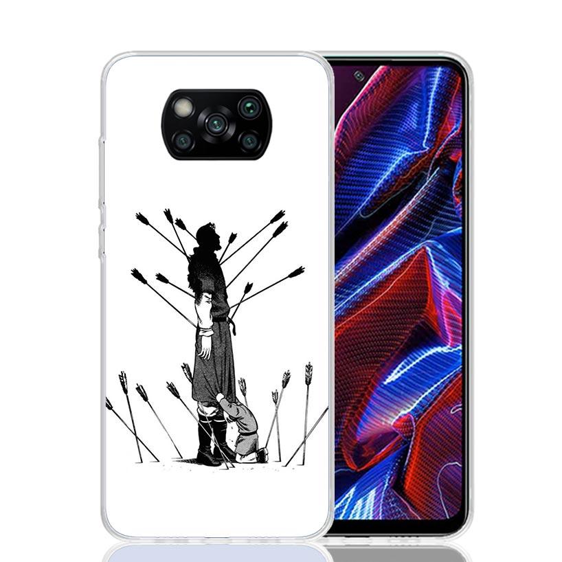 Vinland Saga Phone Case For Xiaomi Poco X7 X6 X5 Pro F7 Ultra Redmi 15C 15 13 13C 12 12C 10 10A 10C 9 9A 9C 9T Cover Poco X7 X6