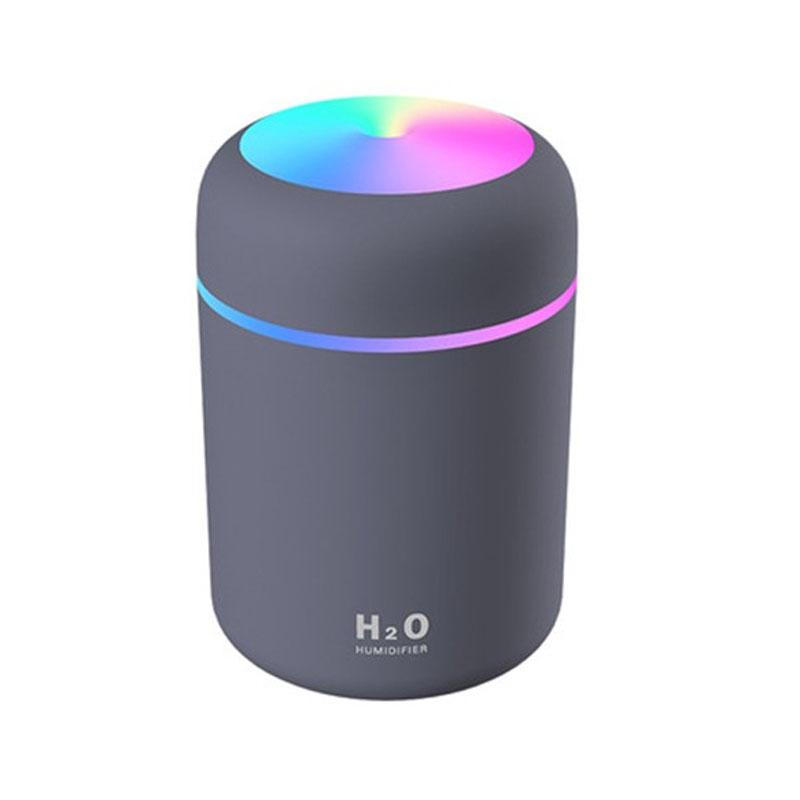 Mini humidificateur d'air Portable pour voiture, 300ml, désodorisant avec veilleuse LED, 2 Modes d'alimentation USB, diffuseur d'huile pour voiture