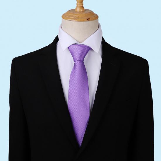 Men'S 8CM Versatile Fashion Trend New Tie Business Formal Polyester Annual Meeting Tie Gift